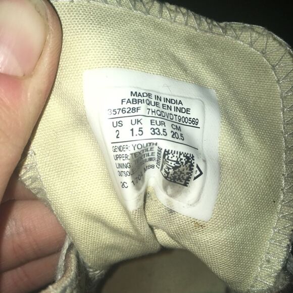 Pink Metallic high top Converse/Chuck Taylor - Picture 4 of 5